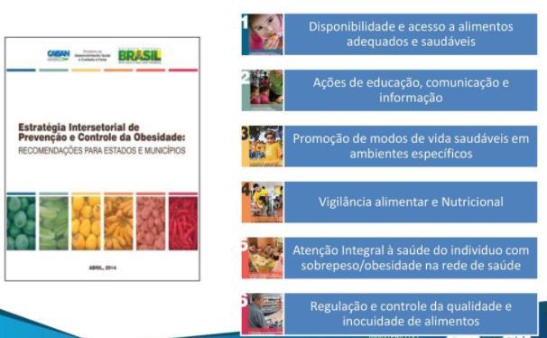 Desafio 5 - Promover e proteger a Alimentação Adequada e Saudável da População Brasileira, com estratégias de educação alimentar e nutricional e medidas regulatórias Ações Regulatórias Destaca-se,