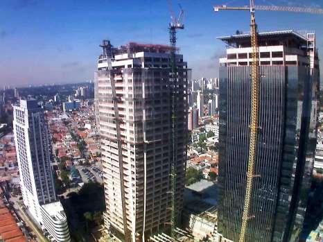 Em termos de engenharia, neste momento, as obras de estrutura da Torre B foram concluídas. Dessa forma, as instalações da estrutura metálica do heliponto deverão ser iniciadas em breve.