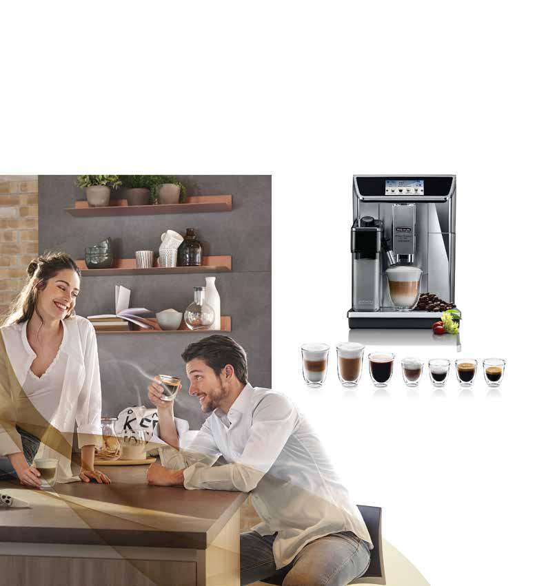 REDESCUBRA O PRAZER DO VERDADEIRO CAFÉ EM SUA CASA Prepare-se para apreciar o verdadeiro sabor do café em sua casa, com as máquinas automáticas da De Longhi.