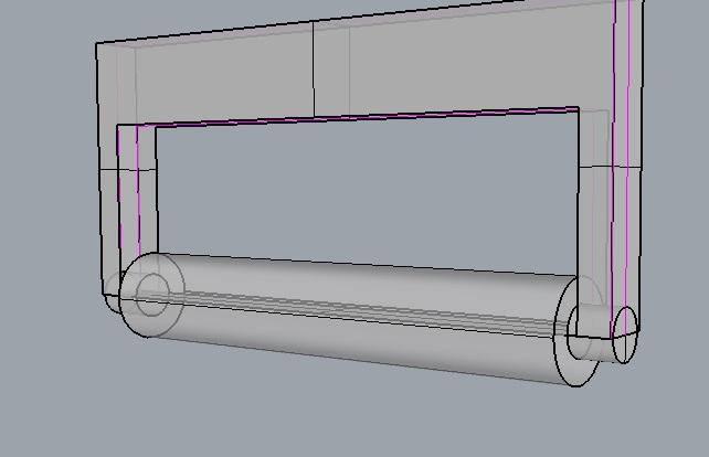 comando Surface > Extrude Curve > Straight