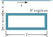 Figura 30-67 Problema 70. 71 Um fio de cobre conduz uma corrente de 10 A uniformemente distribuída em sua seção reta.