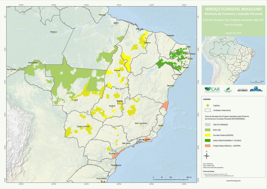 Estratégia dos CDFS/SFB no Brasil