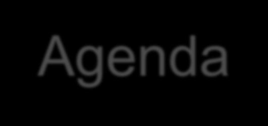 Agenda Apresentação;