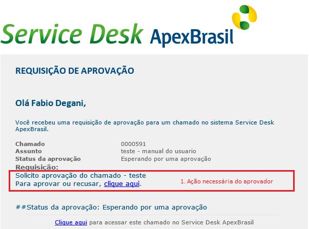 Uma vez que o aprovador responder a permissão, é possível consultar no sistema