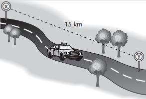 A posição do rapaz num certo instante é igual à distância percorrida por este, no intervalo de tempo em que se esteve a mover. F C. No referencial da Terra, a rapariga está em movimento V D.