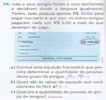 Atividade para o 9º ano, página 50. Figura 5: Coleção Convergências Editora SM.