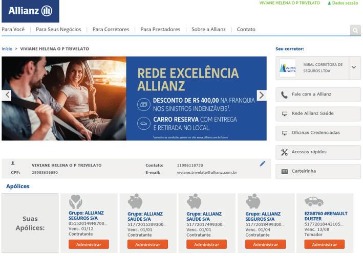 COMO SOLICITAR Acesse o Allianz Cliente (allianzcliente.com.