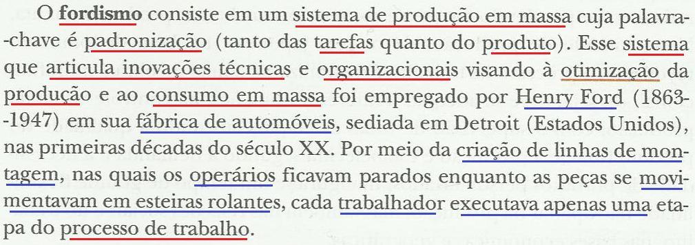 Organização do TRABALHO no século XX: Fordismo e Taylorismo