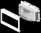 Adaptadores para Caixas modulares 85 em U24X 4 mecanismos 6