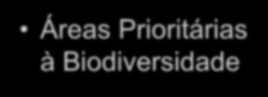 Áreas Prioritárias à Biodiversidade Sobreposição e
