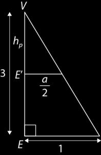 3 Assim, de (1) e de (), vem que: V [A B C D V] = 1 3 ( 3 (4 z)) (4 z) = 4 (4 z)3 7 Pretende-se então o valor de z tal que V [A B C