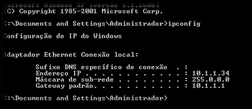 .1.1.1. Geralmente modem da DLINK tem por padrão esta faixa de IP da classe A.