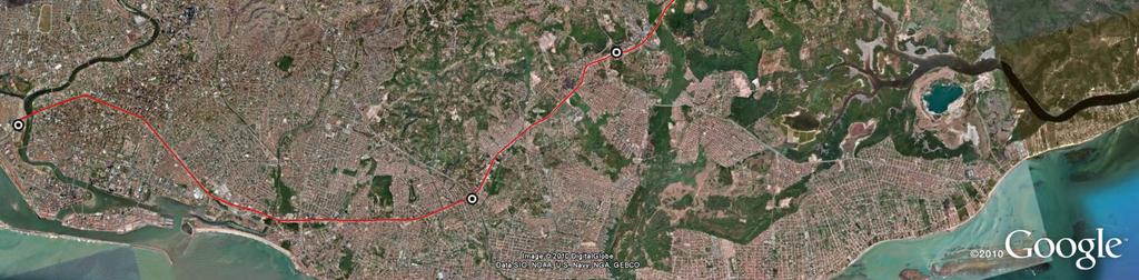 Extensão: 33,2 km Custo da Obra: R$ 159 milhões Estações: 31 T.I. I G A R A S S U T.I. A B R E U E L I M A T.