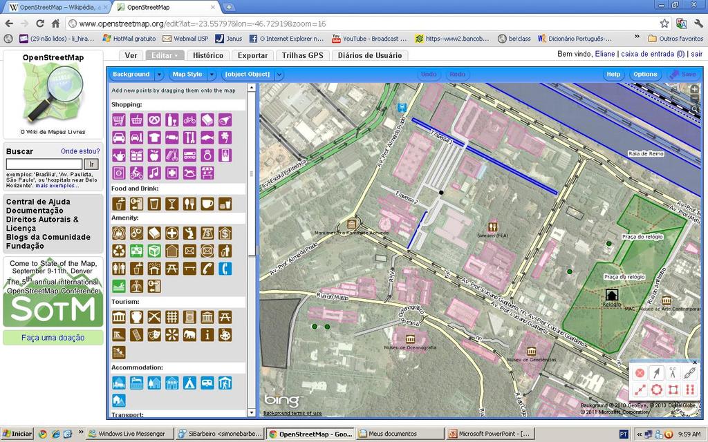 OpenStreetMap http://www.openstreetmap.org/edit?lat=-23.