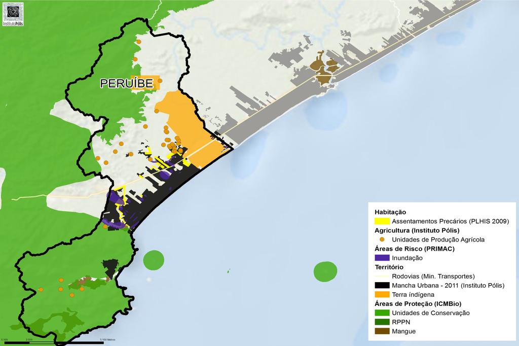 Caracterização Básica - Baixas taxas de ligação de esgoto à redes existentes em sua área urbana (CENSO 2010) - Ao lado de setores precários há áreas de inundação, que acarretam no