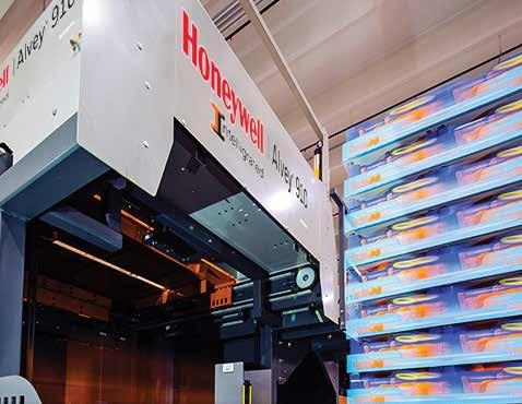 Visão geral das soluções As soluções inteligentes de gerenciamento automatizado de materiais da Honeywell Robotics otimizam processos, aumentam a eficiência e proporcionam uma margem competitiva aos