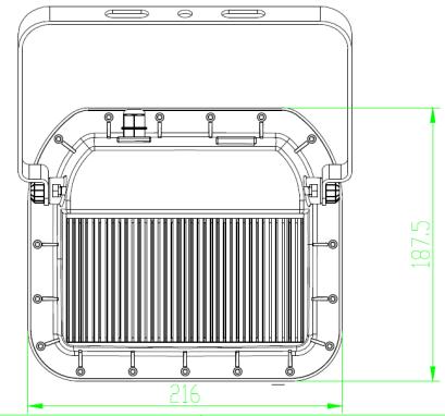 Ficha técnica do produto Potência nominal Equivalência 50W 1 X lâmpada halógena 400W Tensão nominal 100-240V Fluxo luminoso Temperatura de cor 4500lm 3000K / 5000K Índice de Reprodução de cor (IRC) >