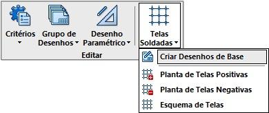 Criação de Desenhos de Base Chamamos aqui de desenhos de base aos desenhos vazios com planta de formas e esquema de telas. Estes desenhos também podem ser gerados dentro dos editores gráficos.