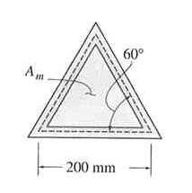 Exercício Entrega Individual Um tubo triangular, conforme a figura abaixo, de chapas de aço