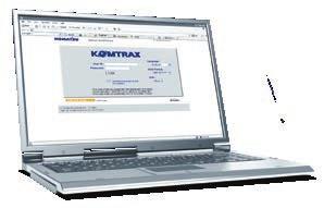 KOMTRAX Mais produtividade KOMTRAX é a mais recente tecnologia de monitorização sem fios.