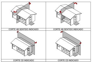 indicação de níveis Cotar o projeto Indicar a posição dos cortes; a entrada principal; o norte Denominar o tipo de desenho, bem como