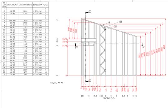 ESQUEMA GERAL ESTRUTURAL STEEL