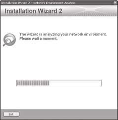 5 Atribuição do endereço IP 1. Execute o "Assistente de instalação 2" no directório Software Utility que encontra no CD do software. 2. O programa de instalação irá analisar o seu ambiente de rede.