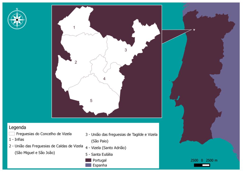 8 Município de Vizela Vizela O município de Vizela localiza-se na região Norte (NUTS II) e sub-região Ave (NUTS III), pertencendo ao distrito de Braga.