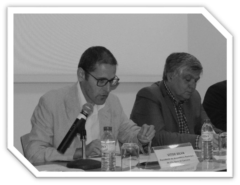Debate sobre o tema Evolução demográfica no concelho de Vila Nova de Cerveira Análises Reflexões Perspetivas, realizado no dia 5 de junho de 2015.