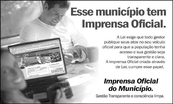 educativo, informativo e de orientação social, para os órgãos da Prefeitura Municipal de, por intermédio de agência de propaganda