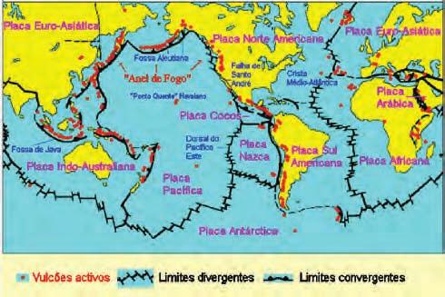 Os vulcões ativos do mundo apresentam o aspecto de uma elevação cônica, com altitudes variadas, podendo ser negativas, no caso dos vulcões submarinos, ou até milhares de metros de altitude, como o