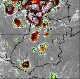 (Região Oeste). Tabela 1 Rajadas de vento superiores a 50 km/h registradas pelo INMET entre os dias 22 e 23 de fevereiro de 2019. Estação Hora Rajada (km/h) Iporá 23/02/2019 03:00 60.