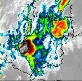 23/02/2019 05h00 23/02/2019 08h00 Figura 3 (continuação) Imagens realçadas do satélite GOES-16 entre as 13h00 do dia 22 e 08h00 do dia 23 de fevereiro de 2019.