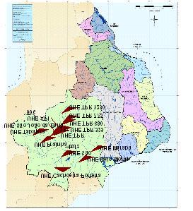 7 1 0 6 3 1 8 9 2 4 5 Atualmente estão sendo inventariadas as bacias dos rios Aripuanã, Trombetas, Juruena, Araguaia, Sucunduri, Branco, Itacaiunas, Jarí, Jatapu e Tapajós, em um total de 32.950 MW.