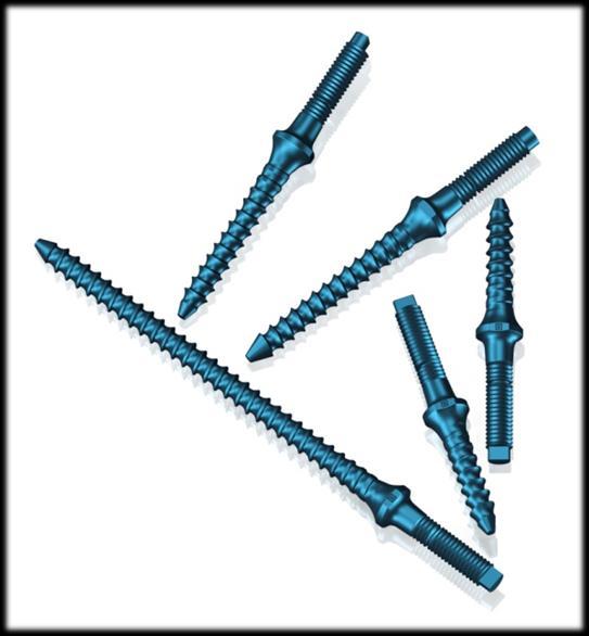 Parafuso Pedicular 6x45mm Parafuso Pedicular 6x50mm Parafuso Pedicular 6x55mm Parafuso Pedicular 6x60mm Parafuso Pedicular 6x70mm Parafuso Pedicular 6x80mm Parafuso Pedicular 6x90mm Parafuso