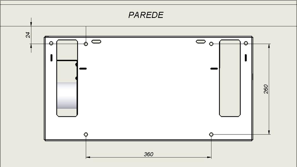 Item Quantidade Bastidor DGO 600 Modelo Cliente 1 Chave 1 Parafuso e porca M5 4 Parafuso atarrachante e bucha plástica 6 Barra roscada e chumbador 4 Velcro dupla face Abraçadeira plástica T18R 50