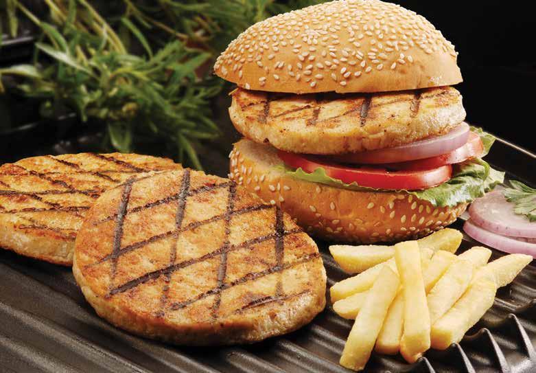 16 STARTERS CHICKEN BURGER Ingredients: A Saffa Burger Cheese Mayonnaise