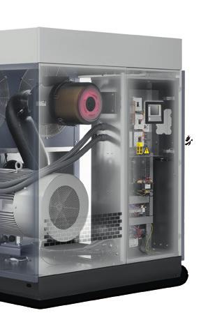 1 9 Filtro de entrada de ar heavy duty Protege os componentes do compressor, removendo 99,9% de partículas de sujeira maiores que 3 μm.