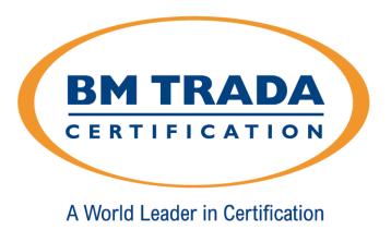 1. Geral A BM TRADA Certification Ltd.