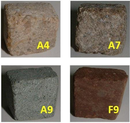 Figura 5.9: Sub-amostras extraídas dos plugues. 5.2. Programas Computacionais 5.2.1.