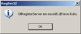 Salvá-las no diretório %windir%\system32 No Windows ir no menu iniciar \ executar e digitar o seguinte comando: regsvr32 msxml5.dll 4.