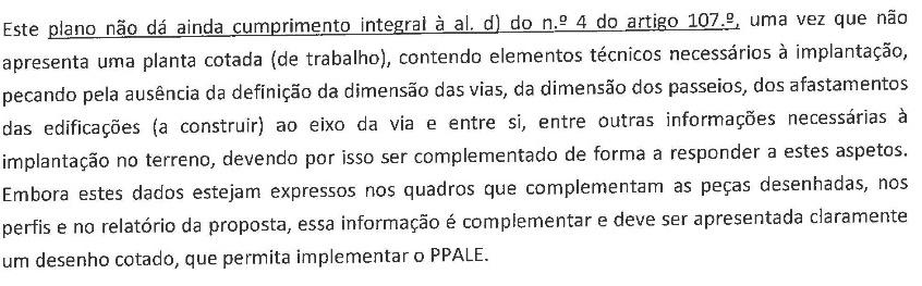 Foram introduzidos nos elementos do Plano: Ficha de dados estatísticos; Indicadores