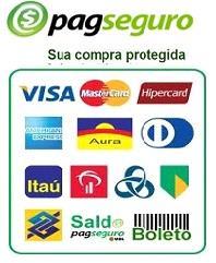 FORMAS DE PAGAMENTO O pagamento pode ser feito através de depósitos em contas bancárias indicadas no site ou por meio do PAGSEGURO.