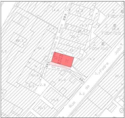 Provisória Não há registo Templo Monumento A zona de protecção provisória terá uma área de cerca de 41m²