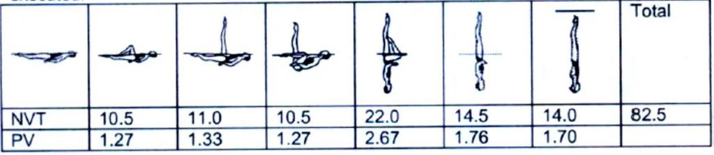 atinge a altura entre os joelhos e quadris. A figura finaliza com Descida de Vertical. 4-140 Flamingo Joelho Flexionado 2.