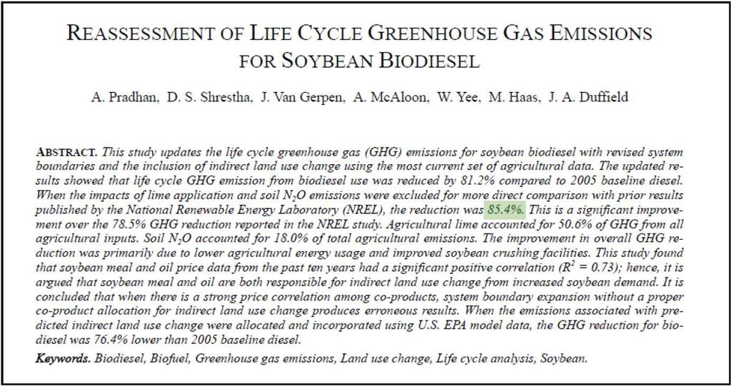 4 Nos EUA, o Biodiesel é considerado Um Biocombustível Avançado