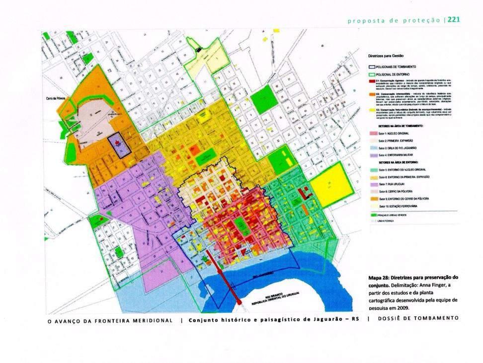 Conjunto histórico e paisagístico de Jaguarão/RS dossiê de tombamento Proposta de Présetorização e definição de Diretrizes para a Preservação do Conjunto Histórico e Paisagístico de Jaguarão/RS