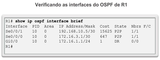 Verificar o OSPF Verificar