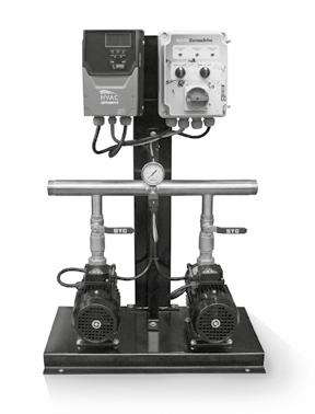 PRESSURIZAÇÃO / PRESSURIZATION AQUA DomusDrive Centrais idropneumáticas Booster sets DESCRIÇÃO Modelo: AQUA DomusDrive Tipo: Velocidade variável Arranque: Variador de frequência Nº de bombas: Duas ou