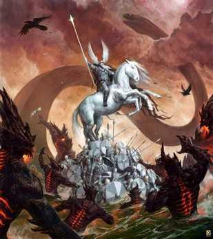 Mito Odin lutando na Batalha de Ragnarök Narrativa de caráter simbólico, relacionada a uma dada cultura, que procura explicar, por meio da